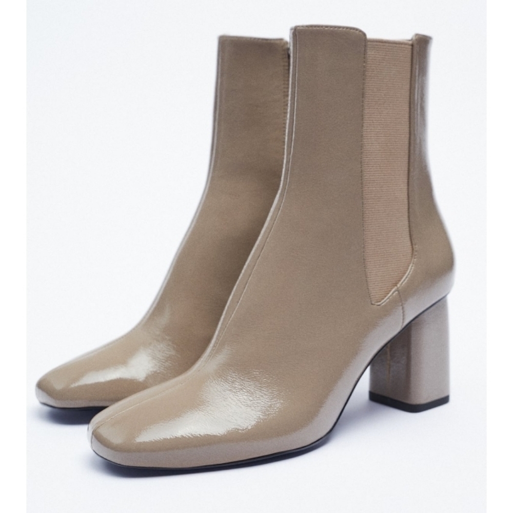 ZARA heeled booties